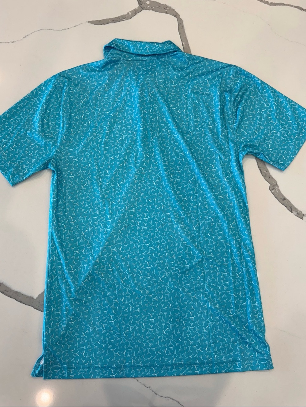 bcg Aqua Micro-Pattern Performance Polo - Picture 4 of 8